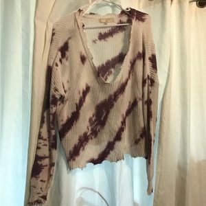 Distressed Sweater Size Large